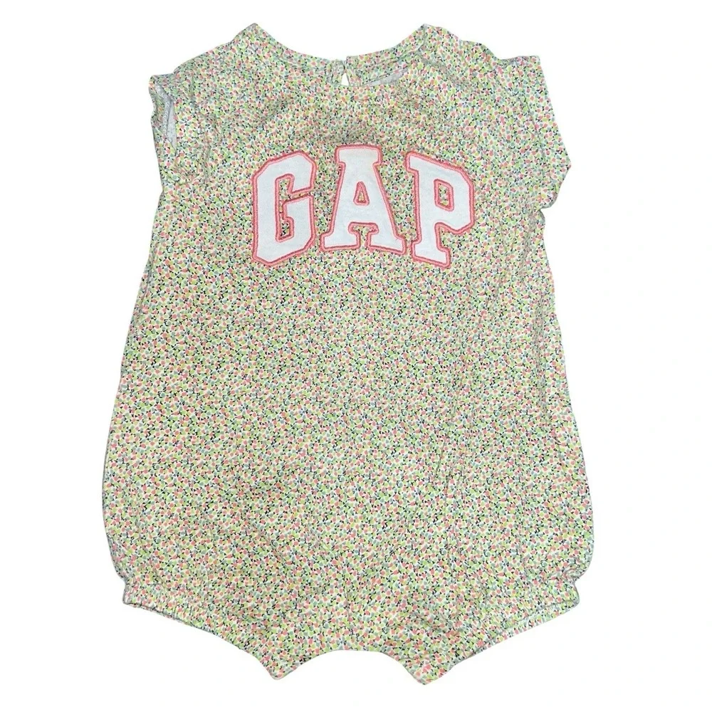 Bundle Of 6 Baby Girls One Piece Outfits 0-3M Summer Fish Watermelon Gap Carters